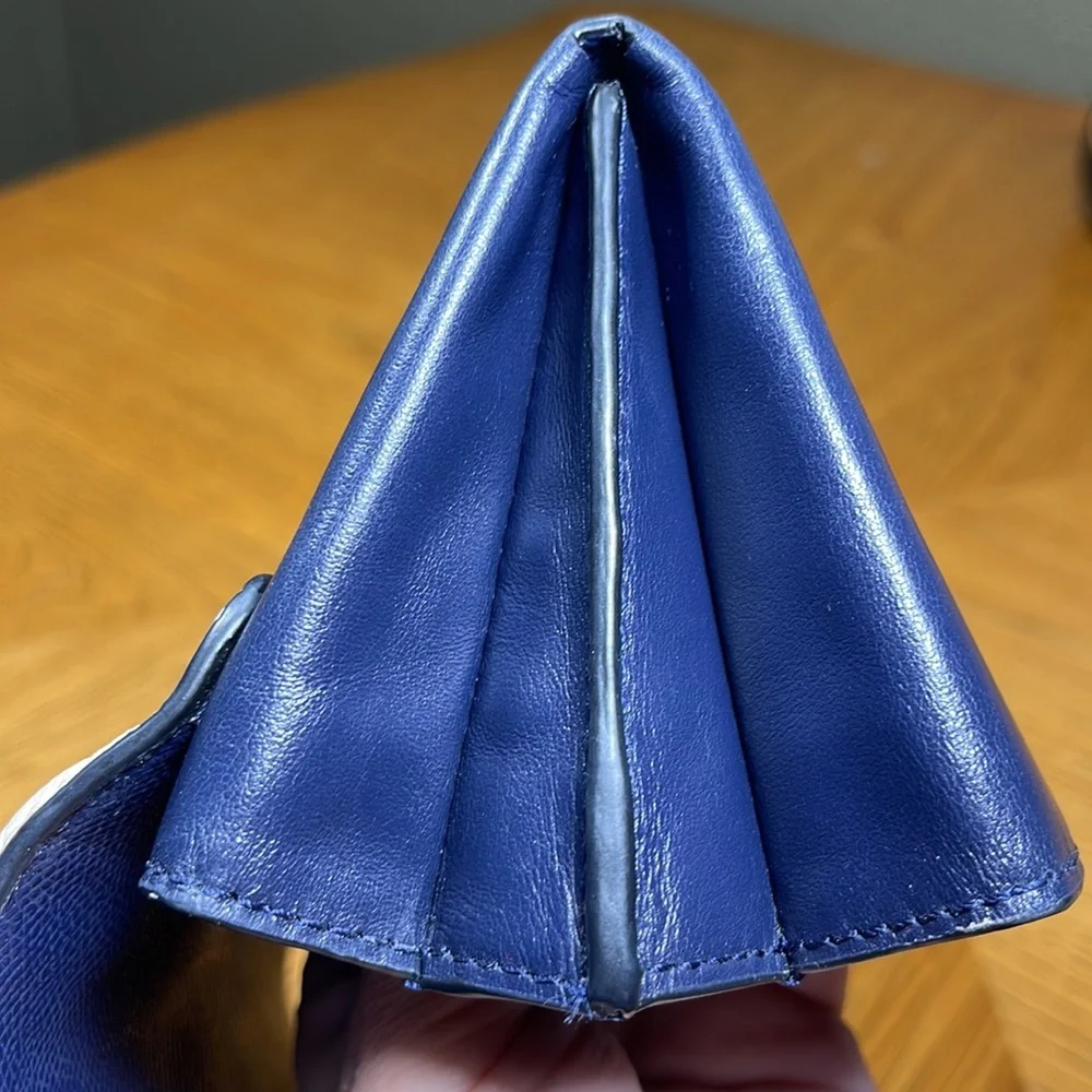 RARE COACH BLAKE WALLET IN QUILTED COLORBLOCK LEATHER - Picture 13 of 16